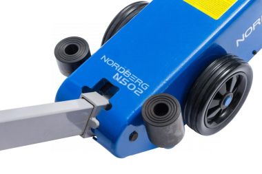 Домкрат пневмогидравлический подкатной двухштоковый, 25/50 т N502 #3