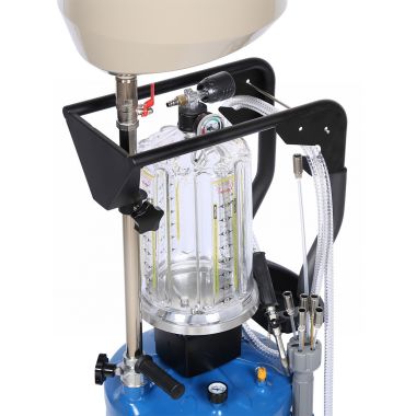 Установка для сбора масла пневматическая, 80 л, синяя 2380B #5