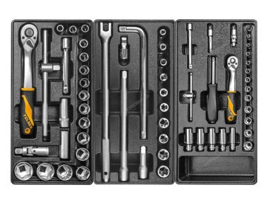 Тележка NORDBERG 6 выдвижных ящиков с набором инструментов TOLSEN BOXER, 157 предметов T6P(B)+TT85415-157 #6