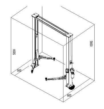 Автомобильный гидравлический подъемник, TS-1501 #3