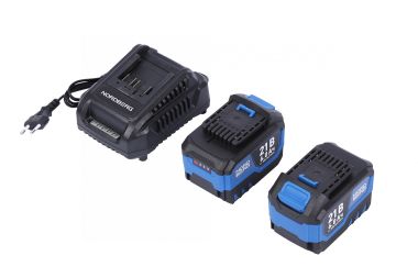 Гайковерт аккумуляторный, 1/2", 21 В, 1500 Нм, 2 аккумулятора 6 A и зарядное устройство, в кейсе NE806K-1/2 #18
