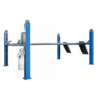 Подъемник четырехстоечный 4.5 т, c ручной траверсой 2 т N423, синий 4445J_MB(M) #4