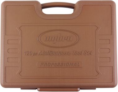 Специальный набор инструмента, торцевые головки 1/4", 3/8", 1/2"DR, 4-32 мм и SAE 5/32"--1-1/4", ударные торцевые головки 1/2"DR, 17-23 мм, 120 предметов Ombra #3