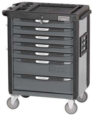Тележка инструментальная, 7 выдвижных ящиков, серая T7N(G)