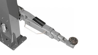 Подъемник двухстоечный 4 т, верхняя синхронизация, снятие со стопоров с одной колонны, 380 В, серый N4122HM-4G #13