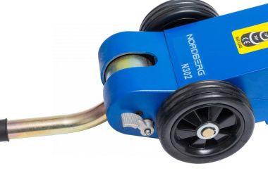 Домкрат пневмогидравлический подкатной двухштоковый, 15/30 т N302 #3