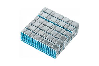 Грузики самоклеящиеся (4х5+4х10 г) Fe закругленные L=12 см, 50 лент W510FR2 #2