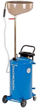 Установка для сбора масла пневматическая, 65 л, синяя 2379-CVB