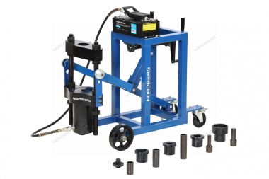 Выпрессовщик шкворней с тележкой, пневмопривод, 75 т N31PE76A