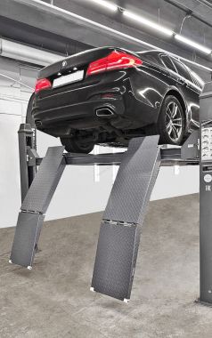 Трапы заездные двусоставные для авто с низким клиренсом (4445J, 4450), 2 шт., серые 01-00017278 #2