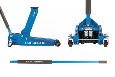 Домкрат подкатной 4 т, низкий подхват N32035 #6