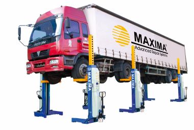 FC55W-6 Комплект беспроводных подкатных колонн для грузовых автомобилей, г/п 5.5 т. (6шт)