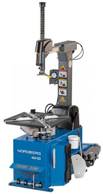 Станок шиномонтажный автомат, двухскоростной, стол с накладками, 380 В, синий 4641ID(B)