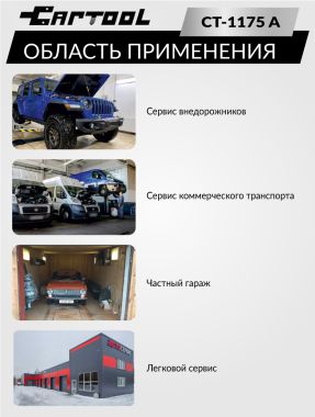 Набор для проверки герметичности системы охлаждения расширенный Car-Tool CT-1175A #3