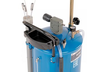 Установка для сбора масла пневматическая, 65 л, синяя 2379-CB #4