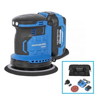 Орбитальная шлифмашина с регулировкой оборотов, аккумуляторная, 150 мм NE436K