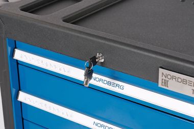 Тележка инструментальная, 5 выдвижных ящиков, синяя T5N(B) #7