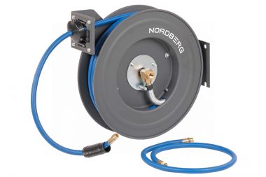 Шланг воздушный на стальной катушке, гибридный ПВХ Ø 10х15 мм, 20 м HR1020RPVC