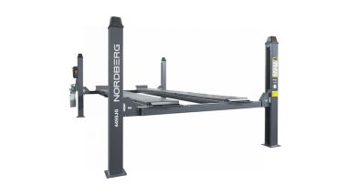 Подъемник четырехстоечный 5 т, c ручной траверсой 3 т N433, для сход-развала, электростопоры 4450J_EG(M) #7