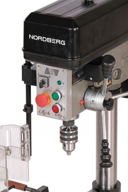 Станок сверлильный профессиональный (750Вт, 20 мм, 5 скоростей, нарезание резьбы, тиски) ND2053P #3