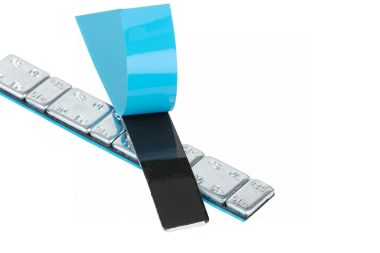 Грузики самоклеящиеся (4х5 г+4х10 г, L=14 см) Fe закругленные, 50 лент W510FR4 #3