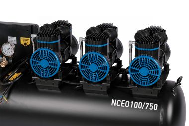 Компрессор безмасляный 380 В, ресивер 100 л, 750 л/мин NCEO100/750 #6