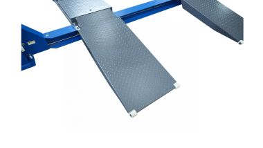 Подъемник четырехстоечный 5 т, с ручной траверсой 2 т N423, для сход-развала, мех. снятие, синий 4450_MB(M) #10