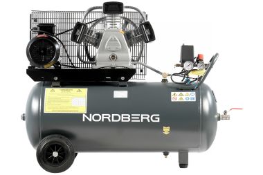 Компрессор поршневой с ременной передачей, 380 В, ресивер 100 л, 580 л/мин NCP100/580 #2