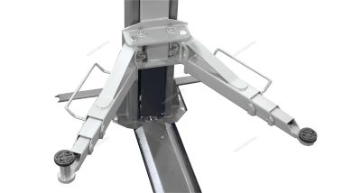 Подъемник двухстоечный 5 т, нижняя синхронизация, с электростопорами, 380 В, серый N4122AE-5G_380 #4