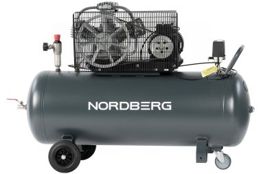 Компрессор поршневой с ременной передачей 380 В, ресивер 200 л, 580 л/мин NCP200/580 #3