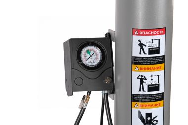 Станок шиномонтажный полуавтомат, двухскоростной, стол с накладками, взрывная накачка, 380 В, серый 4639G 380 #6