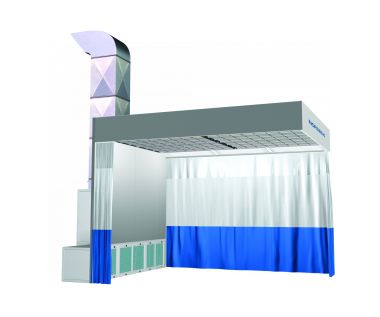 Пост подготовки к окраске с колоннами NB100B