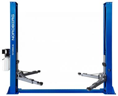 Подъемник двухстоечный 4 т, снятие со стопоров с одной колонны, 380 В, синий N4120BM-4B_380