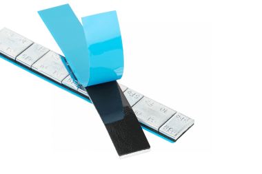 Грузики самоклеящиеся (4х5 г+4х10 г, L=14 см) Fe квадратные, 50 лент W510FS4 #3