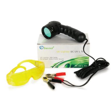 Комплект для обнаружения утечек фреона (лампа 50Вт, 12V + очки) Becool BC-UV-L-50