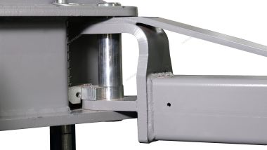 Подъемник двухстоечный 5 т, нижняя синхронизация, с электростопорами, 380 В, серый N4122AE-5G_380 #3