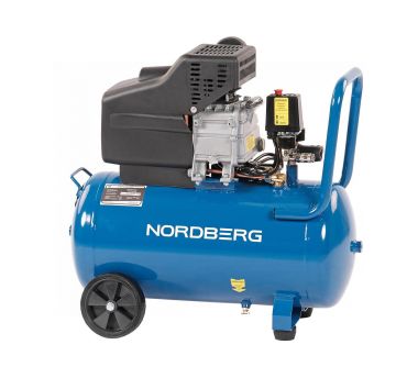 Компрессор поршневой 220 В, ресивер 50 л, 240 л/мин NCE50/241