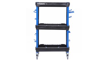 Тележка инструментальная, 3 пластиковые полки, синяя T32B #3