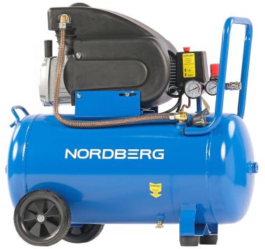 Компрессор поршневой 220 В, ресивер 50 л, 240 л/мин NCE50/240