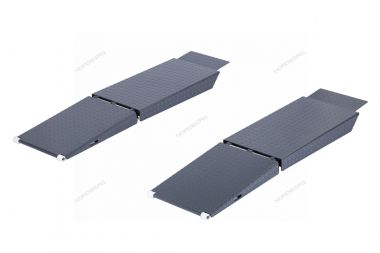Трапы заездные двусоставные для авто с низким клиренсом (4445J, 4450), 2 шт., серые 01-00017278