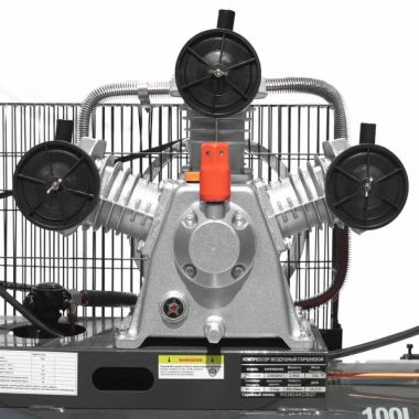 Компрессор ROSSVIK RPC-400A, 400 л/мин, 10 бар, ресивер 100 л, 220 В/2,2 кВт, серый #5