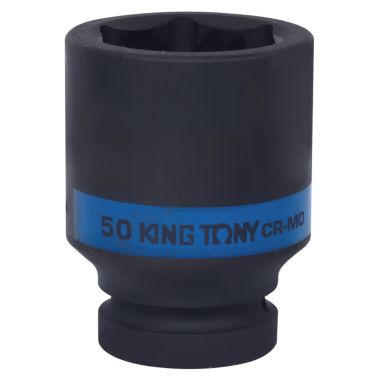 Головка торцевая ударная глубокая шестигранная 1", 50 мм KING TONY 843550M