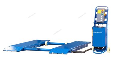 Подъемник автомобильный ножничный 3т, 380В, синий, NORDBERG N632-3B #9