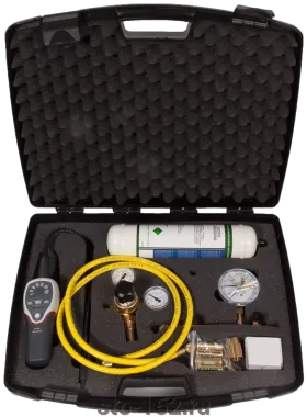 SPIN Комплект для поиска утечек с помощью азота в кейсе для R134- R1234YF 01.000.225