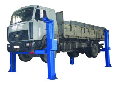 Подъемник автомобильный четырехстоечный грузовой стационарный ПС-16 по ТЗ