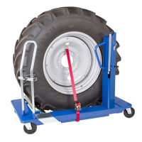 Колесная тележка для снятия колес г/п 1500кг AC Hydraulic WT1500N