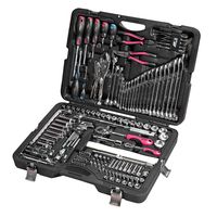 Набор инструментов 1/4"&1/2" 6-гранный (в кейсе) 156 предметов JTC-H156C фото