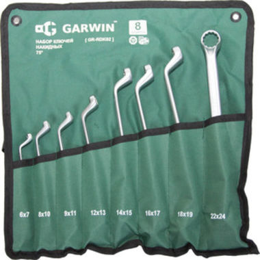 GARWIN GR-RDK02 Набор ключей накидных 75° 8 предметов 6х7-22х24 мм #1